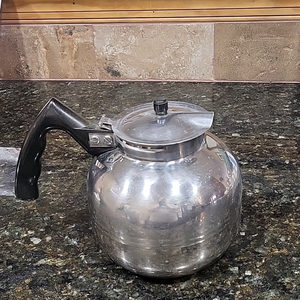 Vintage Stainless Steel Chicago Nicro Coffee Pot Pitcher Mod 500